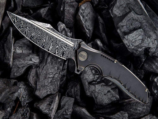 WE Knives CHIMERA - 814DS Damasteel Blade - Titanium Handle - True Talon