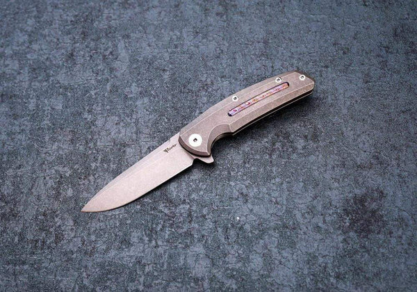 Reate Knives - EPOCH - Stonewash  - CTS-204P Blade - True Talon