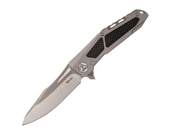 Reate Knives - K-3 - CTS-204P Blade - MULTI-ROW BEARINGS - Carbon Fiber Inserts - True Talon