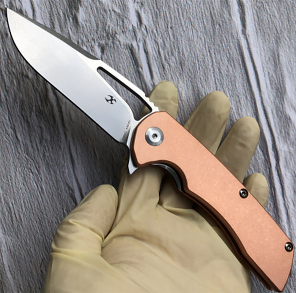 KANSEPT KNIVES - KRYO K1001C- S35VN blade - COPPER HANDLE MODELS