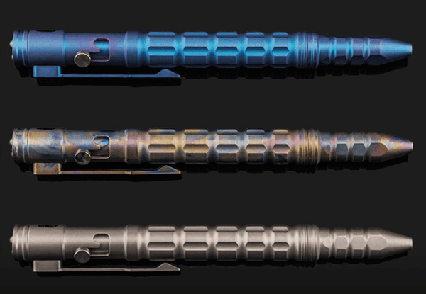 ** NOW HERE  ** P10 TITANIUM TACTICAL PEN - Takes Parker or Space Pen Refills - True Talon