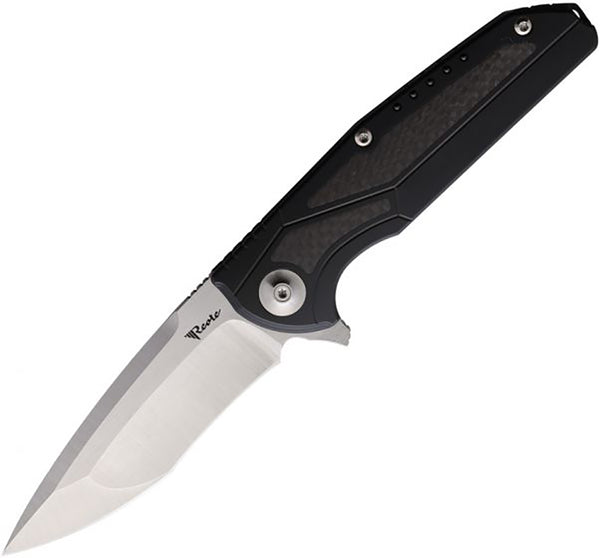 # ** BACK AGAIN ** Reate Knives - K-4 Blackout - RWL34 Blade - Carbon Fiber Inlays