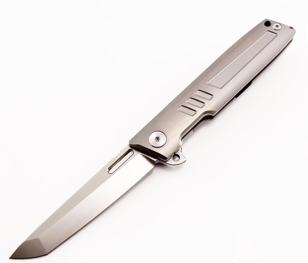 OHLONE KNIVES - SHARK - M390 Blade - Titanium Handle