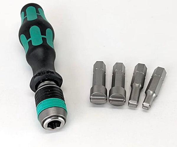 # ** BACK AGAIN ** After Market Shirogorov Bits and Wera Driver Set - 4 Bits that fit Shiro Production Knives