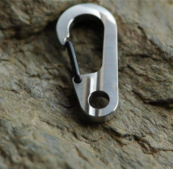 Titanium Key Ring Carabiner - Medium - True Talon