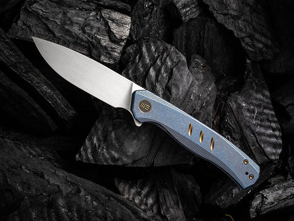 # ** ALMOST GONE ** WE Knife - WE20015 SEER - HAND RUBBED 20CV Blade - Titanium Handle - LIMITED EDITION