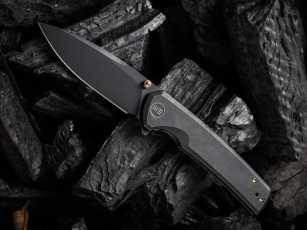 WE Knife WE21014C SUBJUGATOR - 20CV or DAMASTEEL BLADE - Titanium Handle