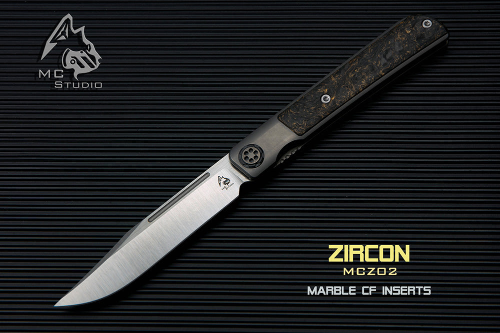 Maxace ZIRCON - S110V Blade - Zirmascus or Copper Carbon Fiber