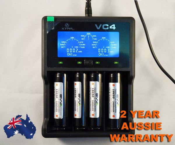 XTAR VC4 Universal Battery Charger - True Talon
